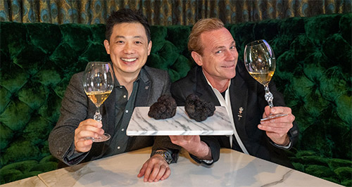 Robert Chang of American Truffle Company and Jean-Charles Boisset of the Boisset Collection